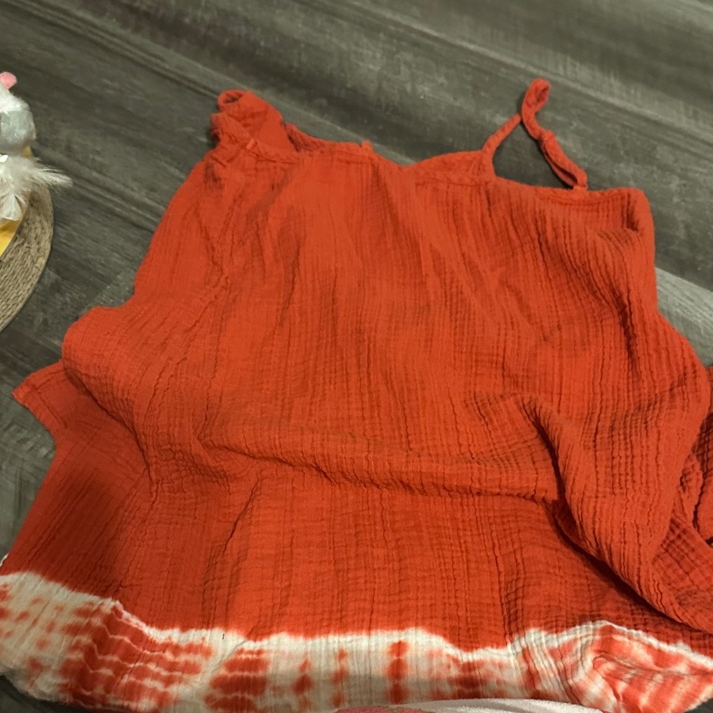 Wonderly Red and White Camisole